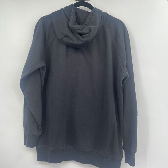 Gymshark Men's Pullover Long Sleeve BLACK Hooded Sweatshirt Size M - Picture 6 of 6